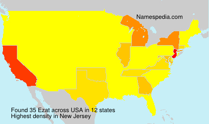 Surname Ezat in USA