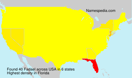 Surname Fadael in USA Surname Fadael in USA