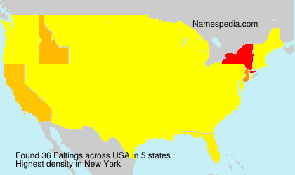 Surname Faltings in USA