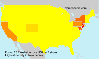 Surname Fanshel in USA Surname Fanshel in USA