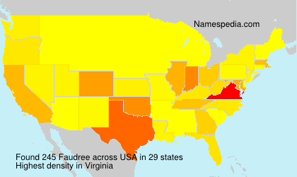 Surname Faudree in USA Surname Faudree in USA
