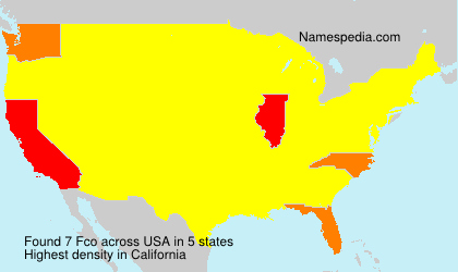 Surname Fco in USA