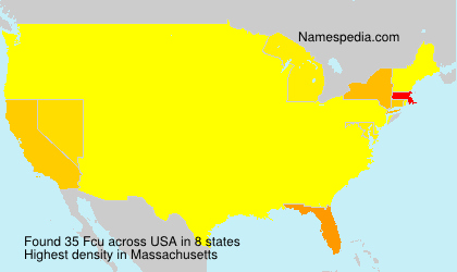 Surname Fcu in USA