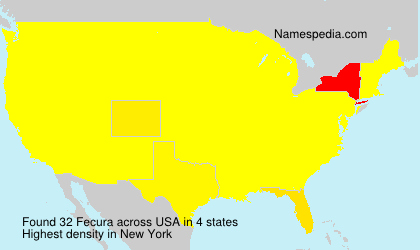 Surname Fecura in USA Surname Fecura in USA