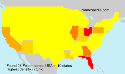 Surname Feiber in USA Surname Feiber in USA