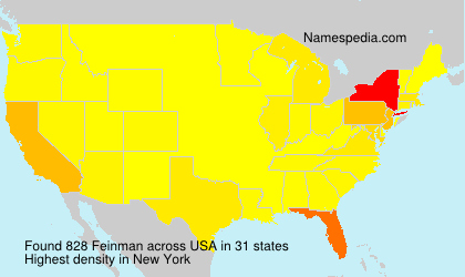 Surname Feinman in USA