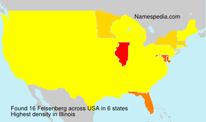 Surname Felsenberg in USA