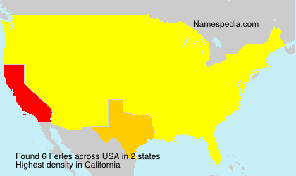 Surname Ferles in USA Surname Ferles in USA