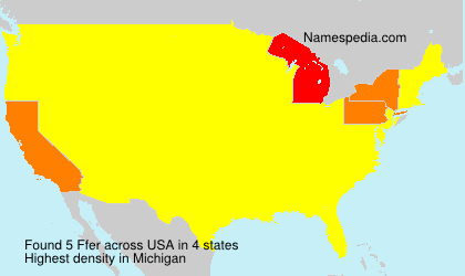 Surname Ffer in USA
