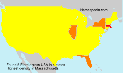 Surname Fford in USA