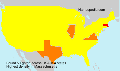 Surname Fghfgh in USA