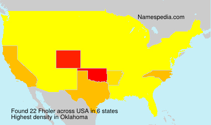 Surname Fholer in USA