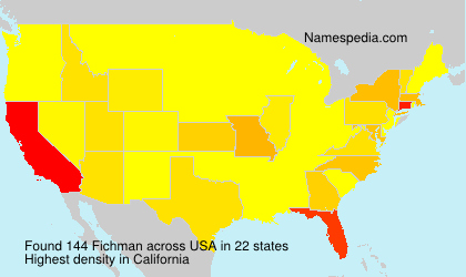 Surname Fichman in USA Surname Fichman in USA