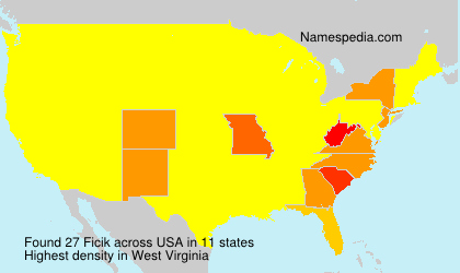 Surname Ficik in USA