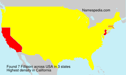 Surname Filliponi in USA Surname Filliponi in USA