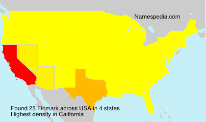 Surname Finmark in USA