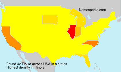 Surname Fiolka in USA