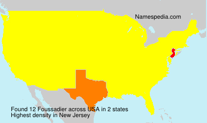 Surname Foussadier in USA