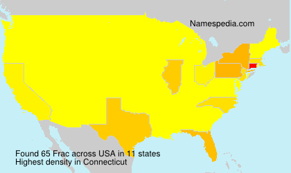Surname Frac in USA