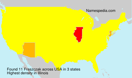 Surname Fraszczak in USA