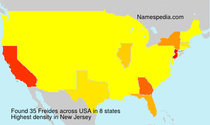 Surname Freides in USA Surname Freides in USA