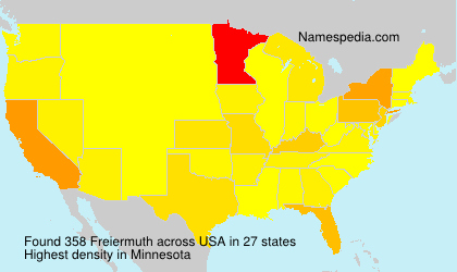 Surname Freiermuth in USA