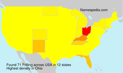 Surname Frilling in USA
