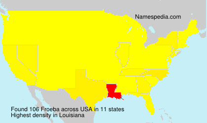 Surname Froeba in USA
