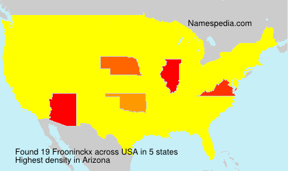 Surname Frooninckx in USA