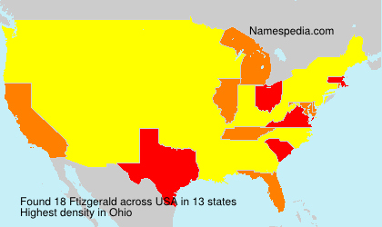 Surname Ftizgerald in USA