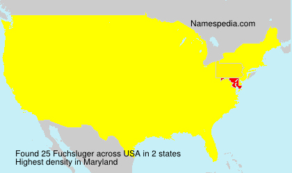 Surname Fuchsluger in USA