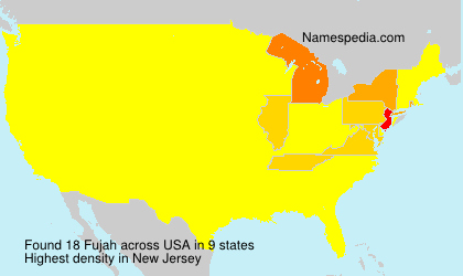 Surname Fujah in USA