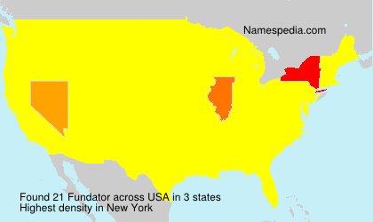 Surname Fundator in USA