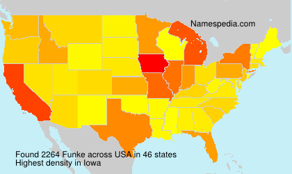 Surname Funke in USA