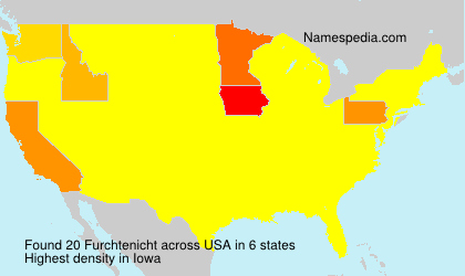 Surname Furchtenicht in USA Surname Furchtenicht in USA