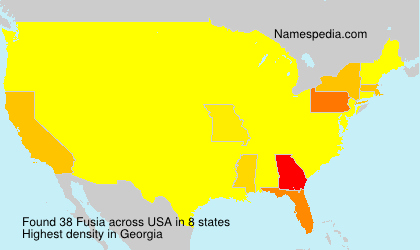 Surname Fusia in USA Surname Fusia in USA