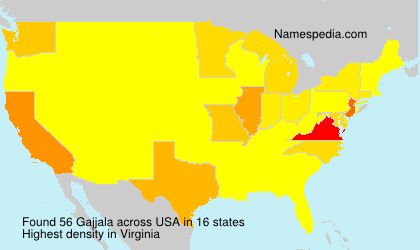 Surname Gajjala in USA Surname Gajjala in USA