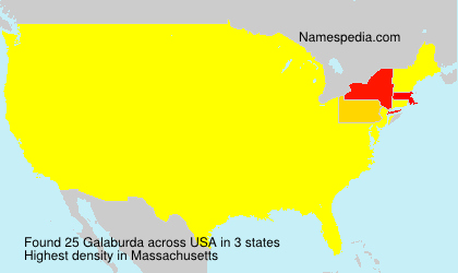 Surname Galaburda in USA
