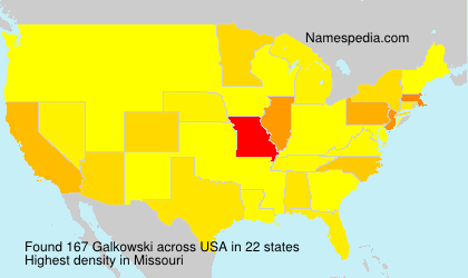 Surname Galkowski in USA