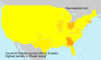 Surname Galoski in USA