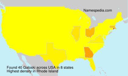 Surname Galoski in USA Surname Galoski in USA