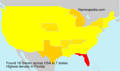 Surname Ganen in USA Surname Ganen in USA