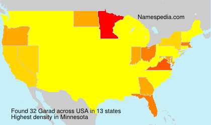 Surname Garad in USA