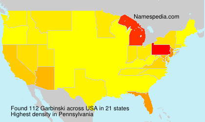 Surname Garbinski in USA Surname Garbinski in USA