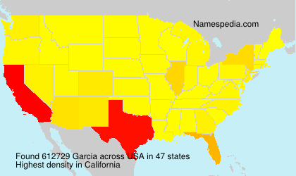 Surname Garcia in USA