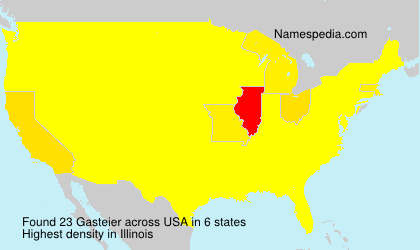 Surname Gasteier in USA
