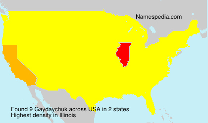 Surname Gaydaychuk in USA Surname Gaydaychuk in USA