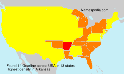 Surname Gearline in USA