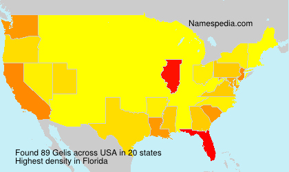 Surname Gelis in USA