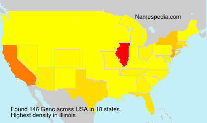 Surname Genc in USA